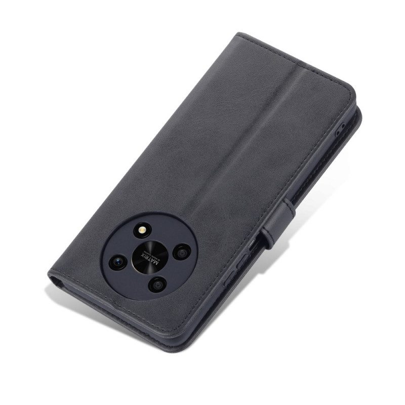 Folio Cover Honor Magic 4 Lite 5G Azns Effetto Pelle