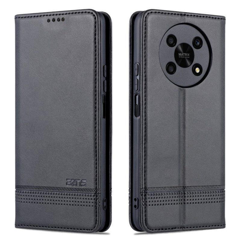 Folio Cover Honor Magic 4 Lite 5G Custodia in pelle Azns Ecopelle