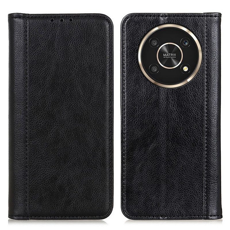 Folio Cover Honor Magic 4 Lite 5G Custodia in pelle Pelle Crosta Versione Colorata