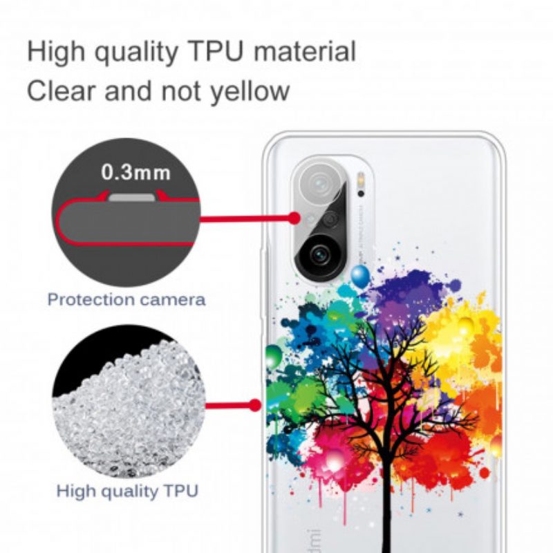 Cover Xiaomi Mi 11i 5G Albero Dell'acquerello Senza Soluzione Di Continuità