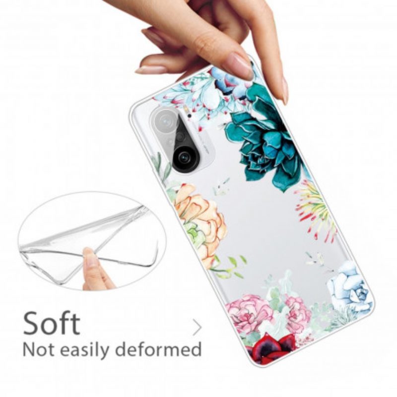 Cover Xiaomi Mi 11i 5G Fiori Dell'acquerello Senza Soluzione Di Continuità