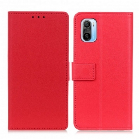 Folio Cover Xiaomi Mi 11i 5G Semplice Effetto Pelle