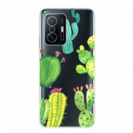 Cover Xiaomi 11T / 11T Pro Cactus Dell'acquerello