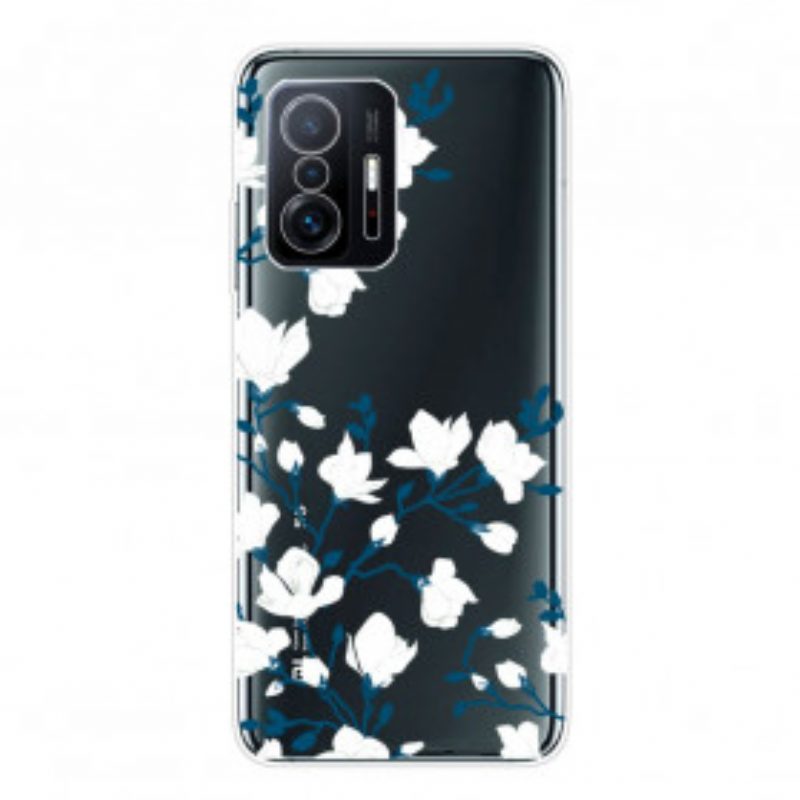 Cover Xiaomi 11T / 11T Pro Fiori Bianchi
