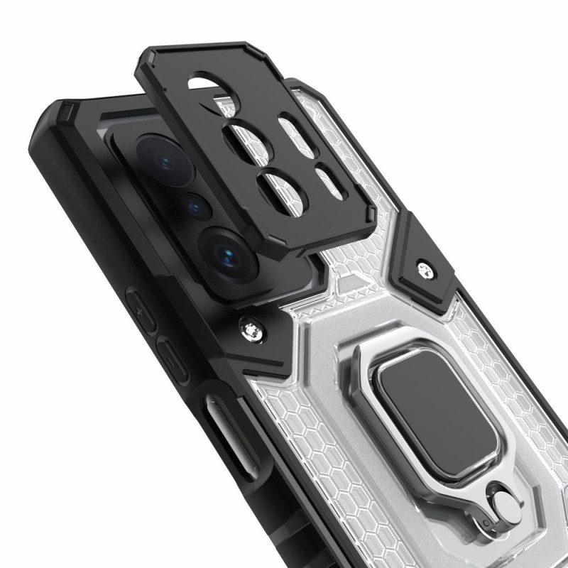 Cover Xiaomi 11T / 11T Pro Nido D'ape Con Anello