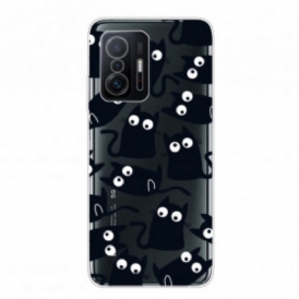Cover Xiaomi 11T / 11T Pro Più Gatti Neri