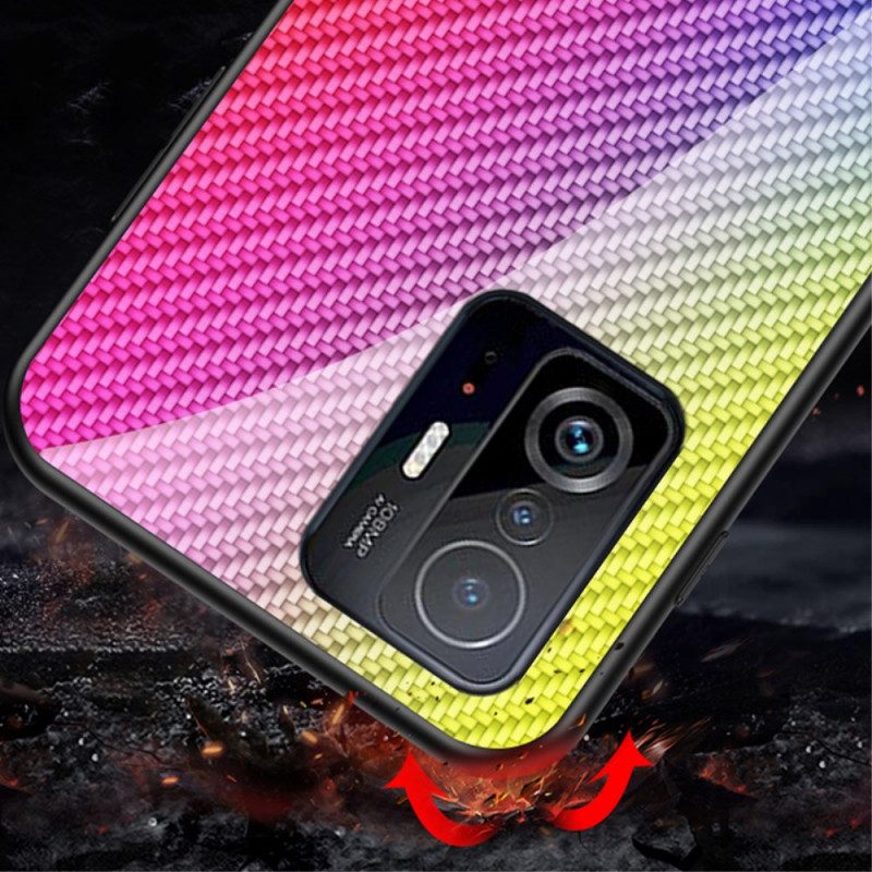 Cover Xiaomi 11T / 11T Pro Vetro Temperato In Fibra Di Carbonio