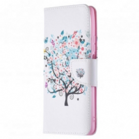Custodia in pelle Xiaomi 11T / 11T Pro Albero Fiorito