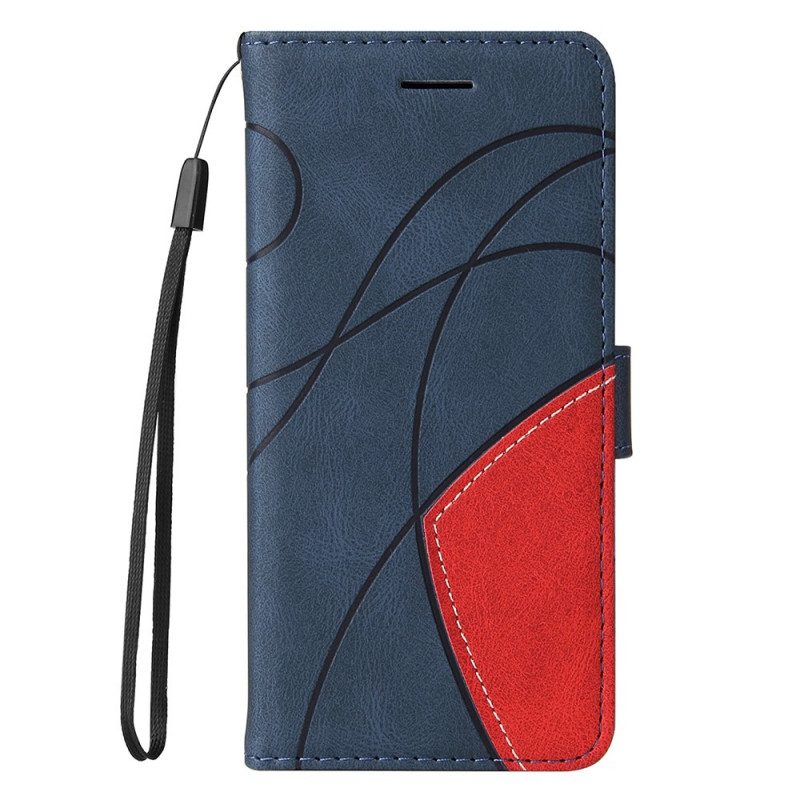 Custodia in pelle Xiaomi 11T / 11T Pro Ecopelle Firmata Bicolore