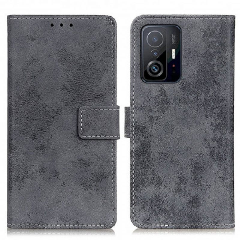 Custodia in pelle Xiaomi 11T / 11T Pro Ecopelle Vintage