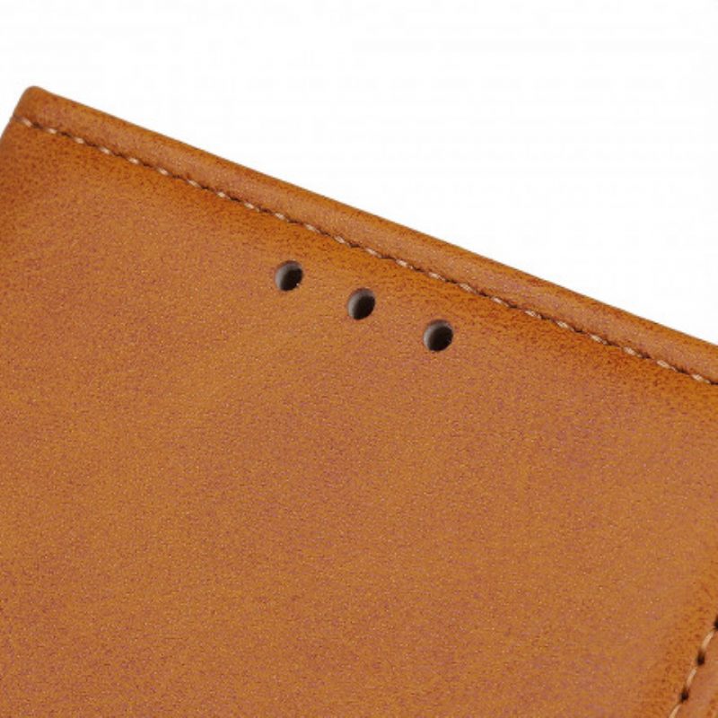 Custodia in pelle Xiaomi 11T / 11T Pro Retro Effetto Pelle Opaca