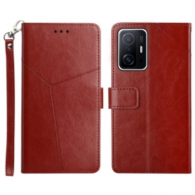 Custodia in pelle Xiaomi 11T / 11T Pro Stile Pelle Geo Y Design