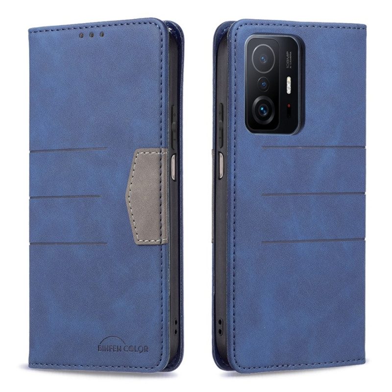 Folio Cover Xiaomi 11T / 11T Pro Custodia in pelle Colore Binfen
