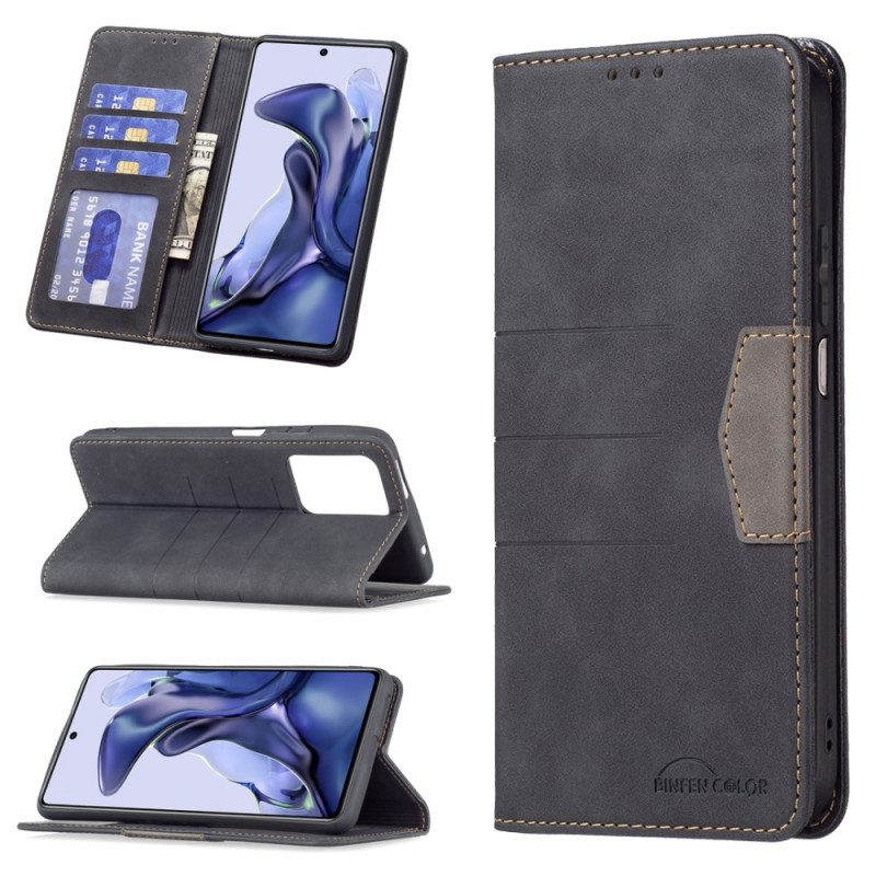 Folio Cover Xiaomi 11T / 11T Pro Custodia in pelle Colore Binfen