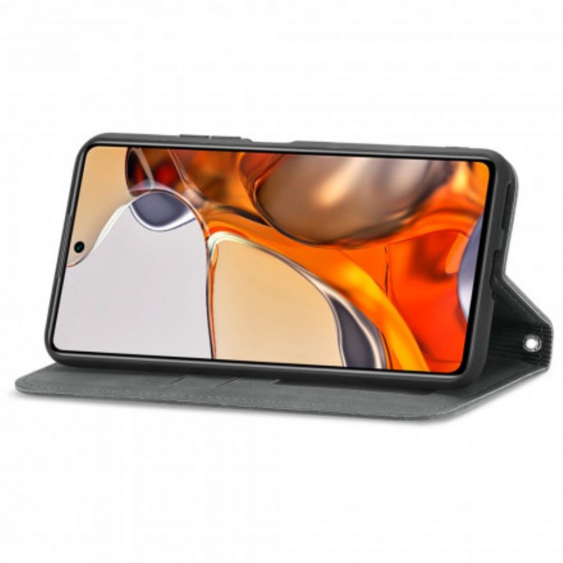 Folio Cover Xiaomi 11T / 11T Pro Custodia in pelle Tocco Di Pelle