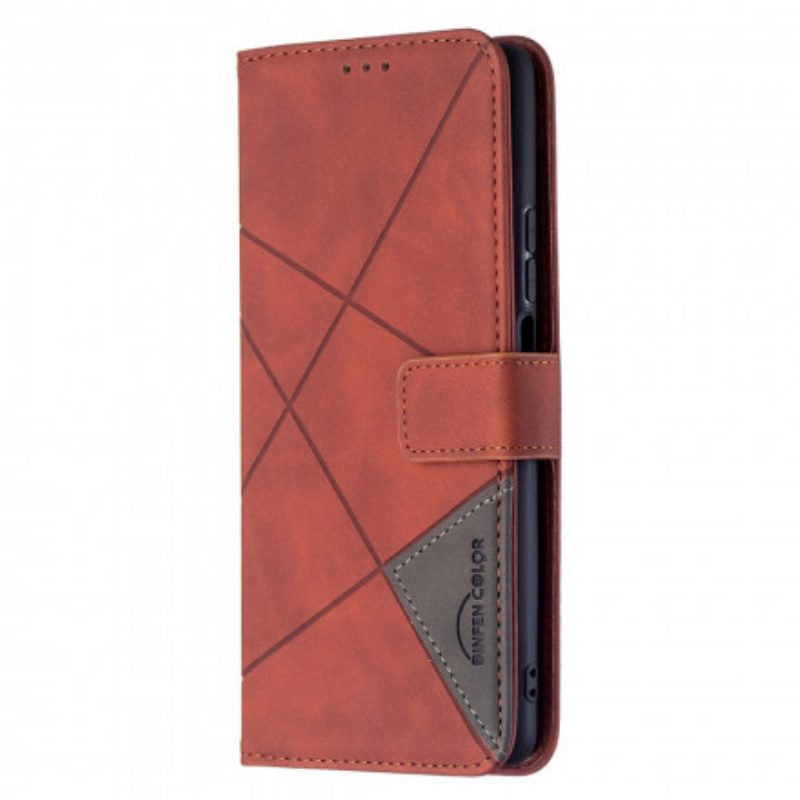 Folio Cover Xiaomi 11T / 11T Pro Triangoli Di Colore Binfen