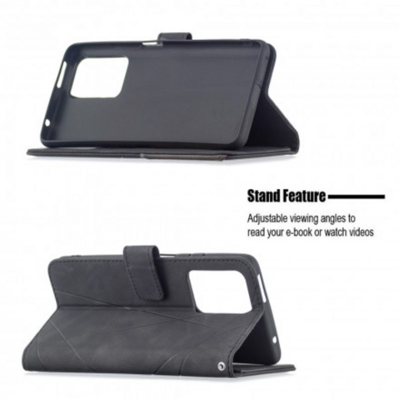 Folio Cover Xiaomi 11T / 11T Pro Triangoli Di Colore Binfen