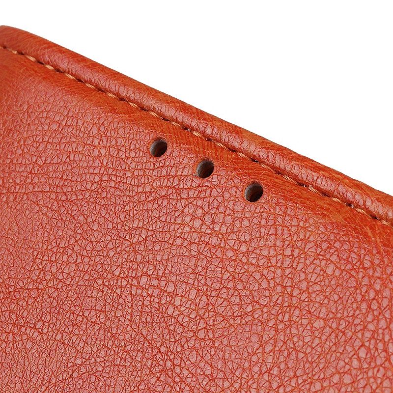 Custodia in pelle Realme C35 Crosta Di Nappa