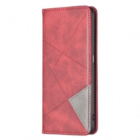 Folio Cover Realme C35 Custodia in pelle Diamanti