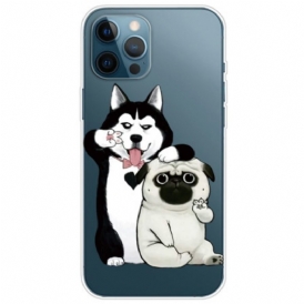 Cover iPhone 14 Pro Cani Divertenti