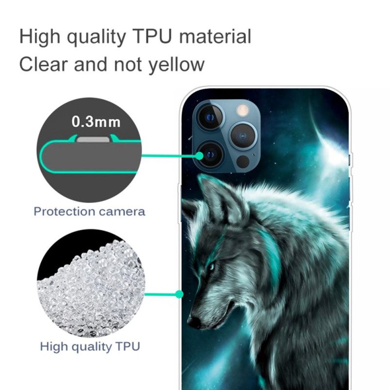 Cover iPhone 14 Pro Declinazioni Lupo