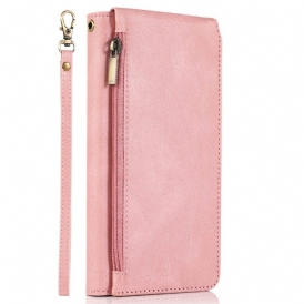 Custodia in pelle iPhone 14 Pro Con Custodia Con Cerniera