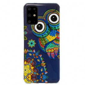 Cover Samsung Galaxy S20 Plus / S20 Plus 5G Mandala Gufo Fluorescente