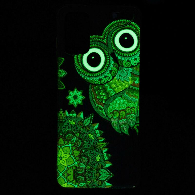 Cover Samsung Galaxy S20 Plus / S20 Plus 5G Mandala Gufo Fluorescente