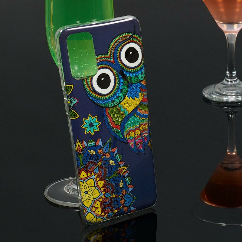 Cover Samsung Galaxy S20 Plus / S20 Plus 5G Mandala Gufo Fluorescente