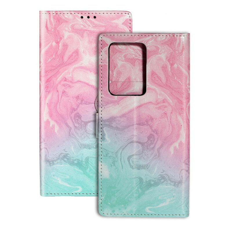 Custodia A Portafoglio Samsung Galaxy S20 Plus / S20 Plus 5G Marmo Di Design
