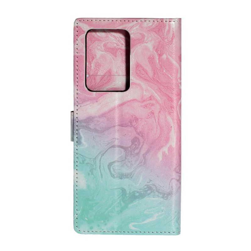 Custodia A Portafoglio Samsung Galaxy S20 Plus / S20 Plus 5G Marmo Di Design