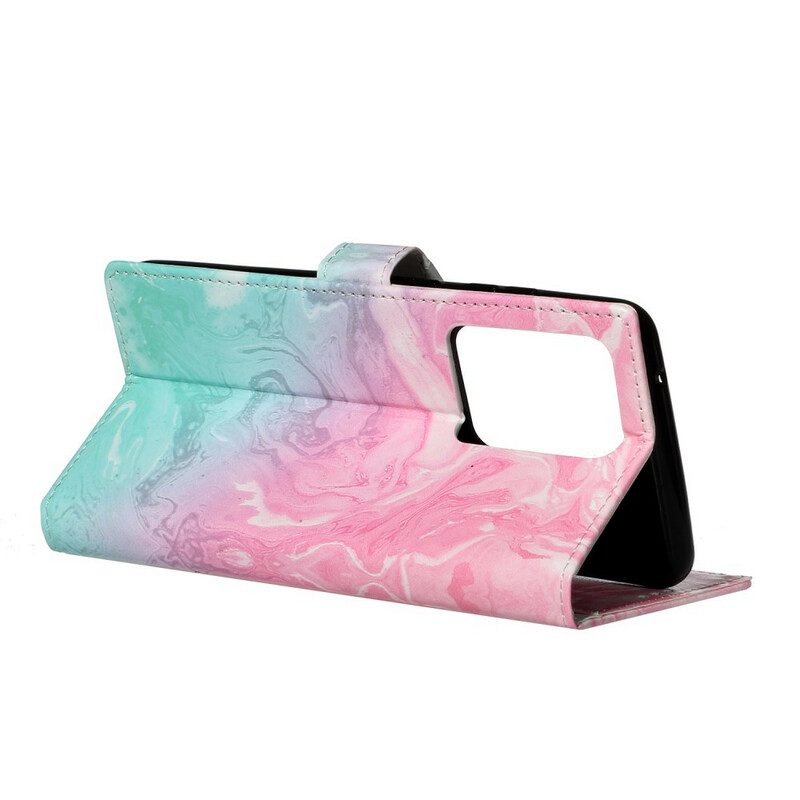 Custodia A Portafoglio Samsung Galaxy S20 Plus / S20 Plus 5G Marmo Di Design