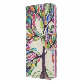 Custodia in pelle Samsung Galaxy S20 Plus / S20 Plus 5G Albero Colorato