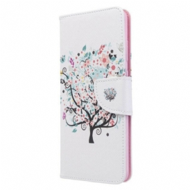 Custodia in pelle Samsung Galaxy S20 Plus / S20 Plus 5G Albero Fiorito