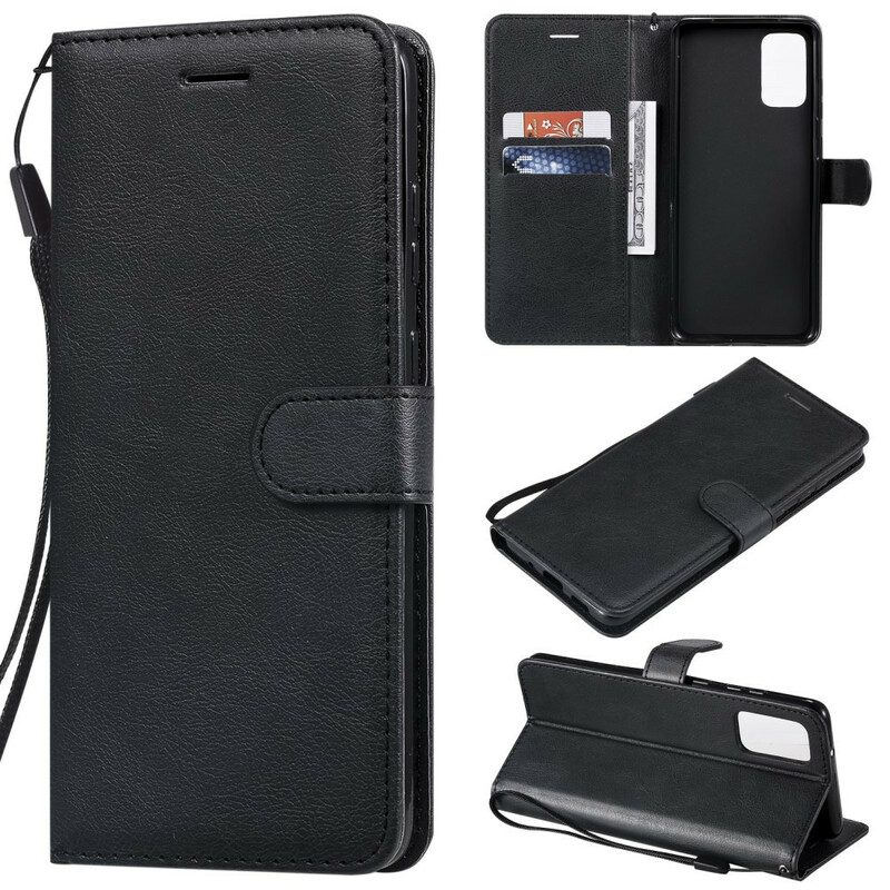 Custodia in pelle Samsung Galaxy S20 Plus / S20 Plus 5G Cinturino Effetto Pelle