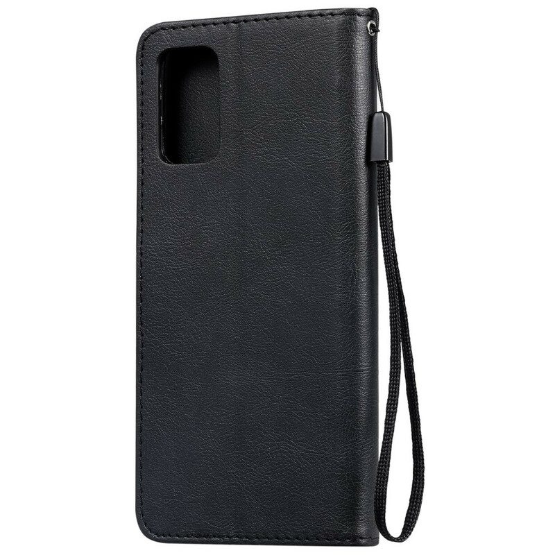 Custodia in pelle Samsung Galaxy S20 Plus / S20 Plus 5G Cinturino Effetto Pelle