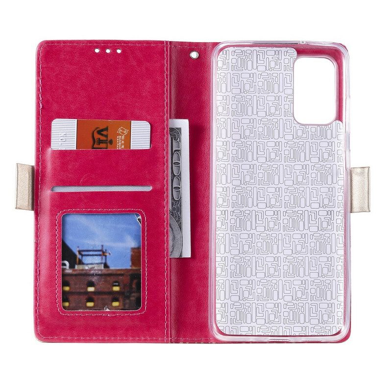 Custodia in pelle Samsung Galaxy S20 Plus / S20 Plus 5G Portamonete In Pizzo