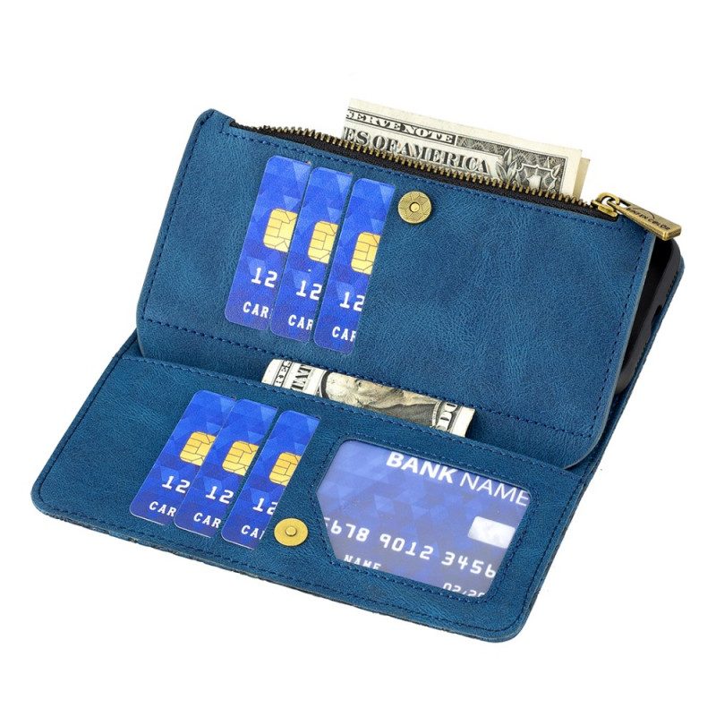 Custodia in pelle Samsung Galaxy S20 Plus / S20 Plus 5G Tasca Con Zip A Farfalla