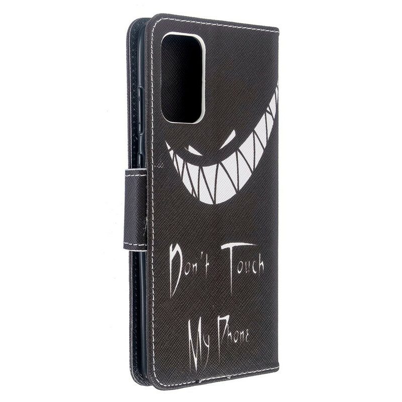 Custodia in pelle Samsung Galaxy S20 Plus / S20 Plus 5G Telefono Del Diavolo