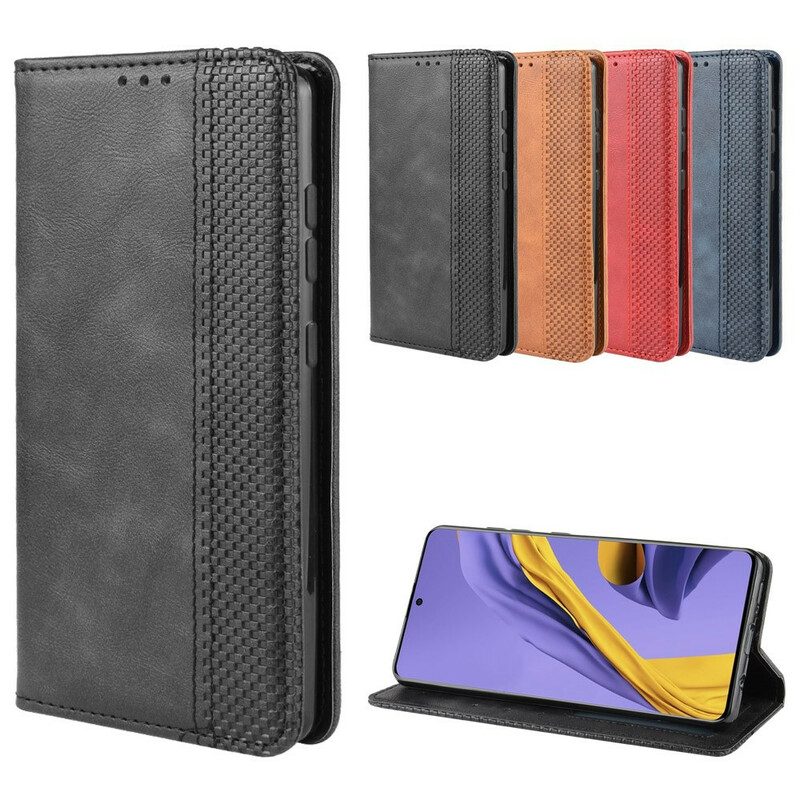 Folio Cover Samsung Galaxy S20 Plus / S20 Plus 5G Custodia in pelle Effetto Pelle Vintage Stilizzato