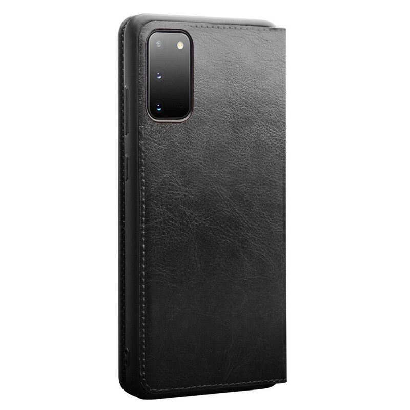 Folio Cover Samsung Galaxy S20 Plus / S20 Plus 5G Custodia in pelle Qialino Vera Pelle