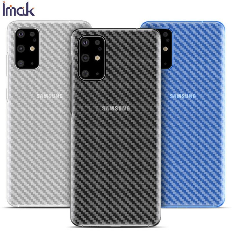 Pellicola Posteriore Per Samsung Galaxy S20 Plus / S20 Plus 5G Carbon Style Imak