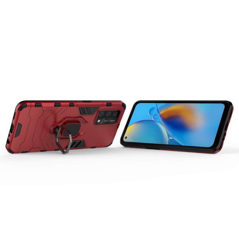 Cover Oppo A74 4G Anello Resistente