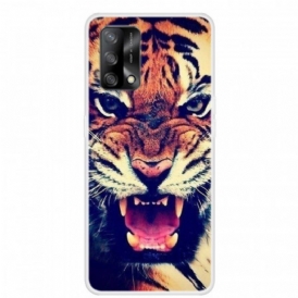 Cover Oppo A74 4G Tigre Anteriore