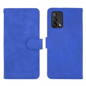 Custodia in pelle Oppo A74 4G Tocco Di Pelle Colorato