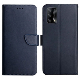 Custodia in pelle Oppo A74 4G Vera Pelle Nappa