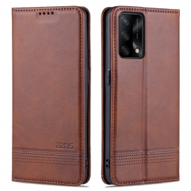 Folio Cover Oppo A74 4G Custodia in pelle Azns Ecopelle