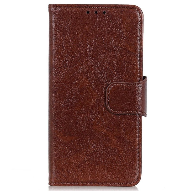 Custodia in pelle Poco M4 5G Crosta Di Nappa