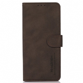Folio Cover Poco M4 5G Khazneh Effetto Pelle