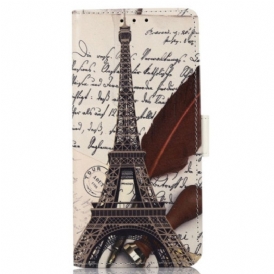 Folio Cover Poco M4 5G Torre Eiffel